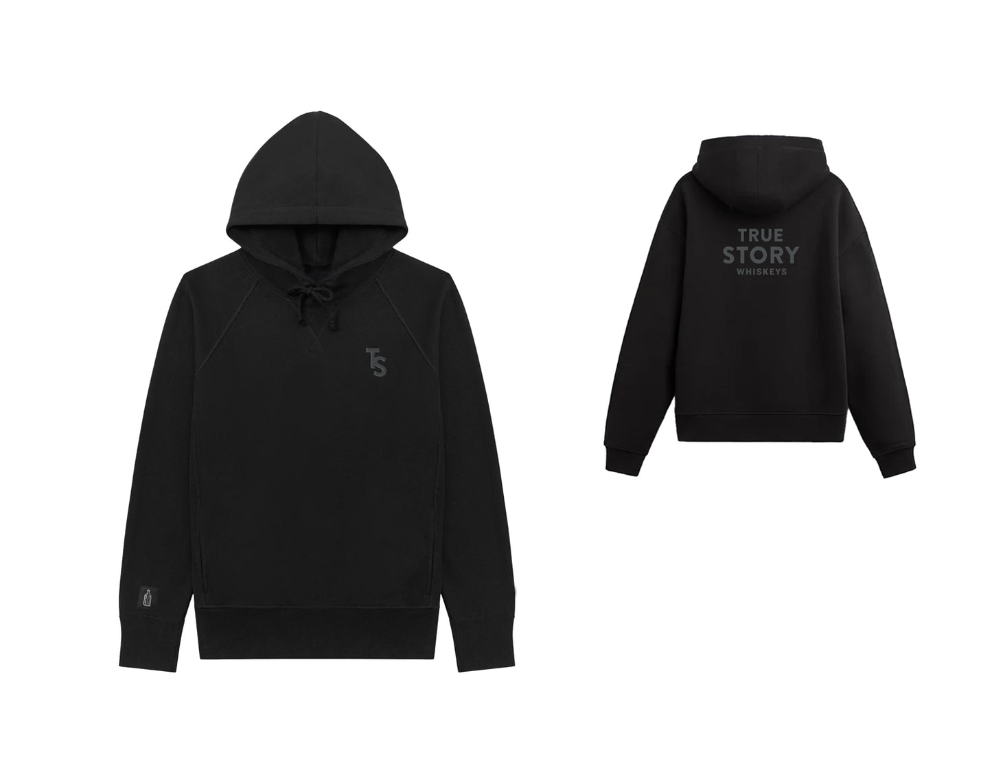 True Story Hoodie Tone on Tone Logo