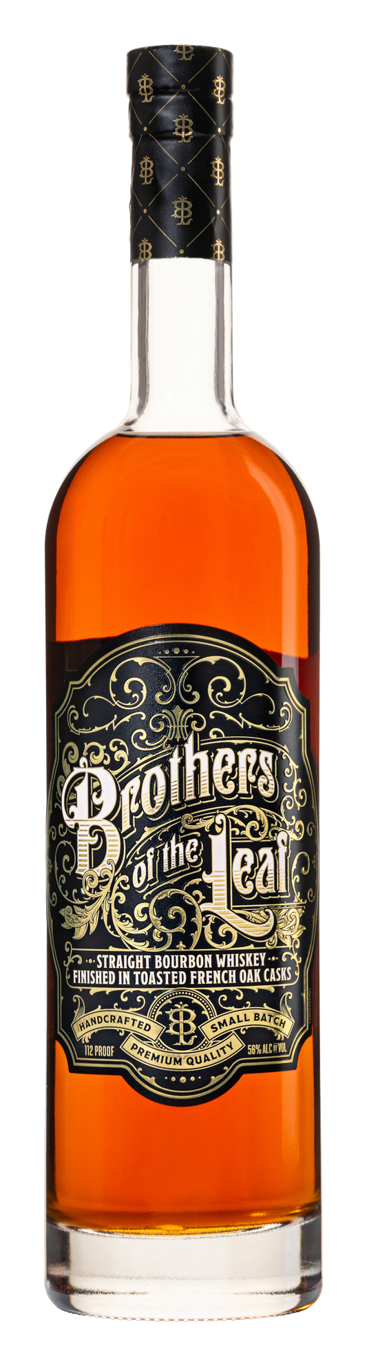 Brothers of the Leaf Straight Bourbon Whiskey Finished in Toasted French Oak Casks