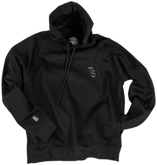 True Story Hoodie Tone on Tone Logo