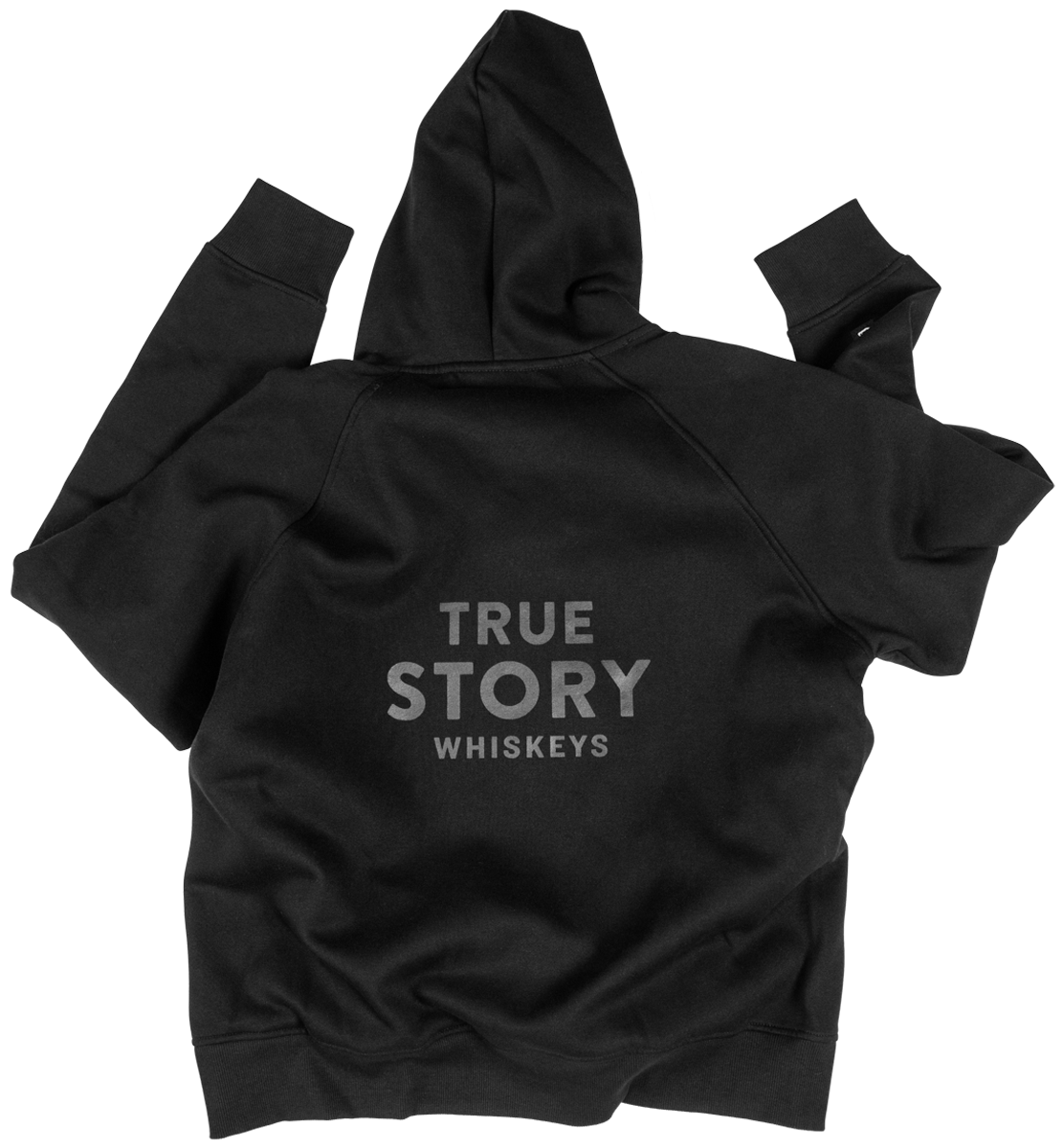 True Story Hoodie Tone on Tone Logo