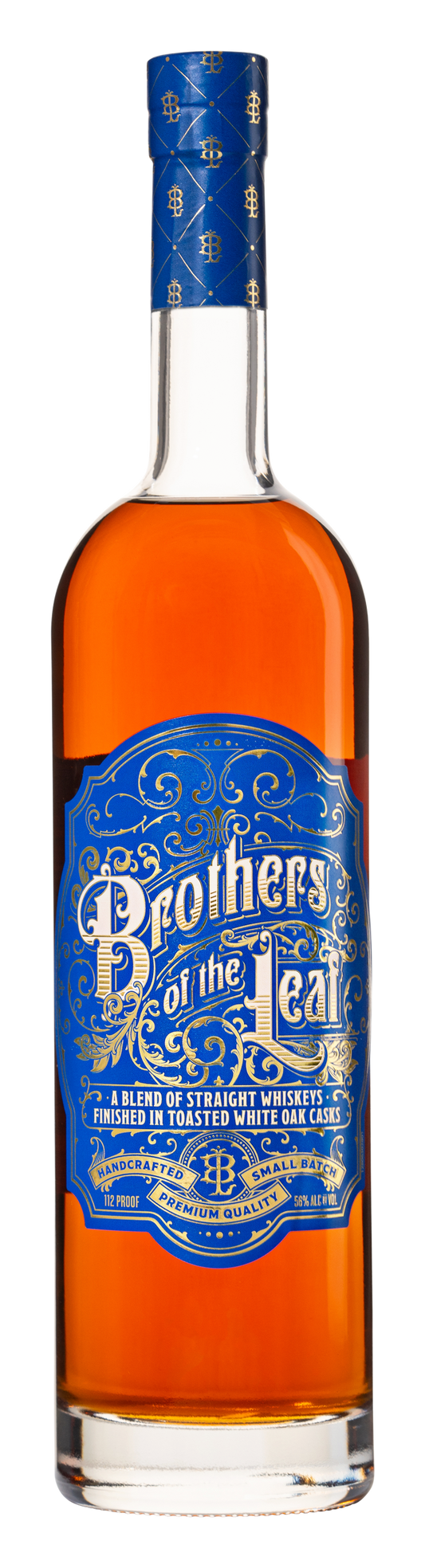 Brothers of the Leaf A Blend of Straight Whiskeys Finished in Toasted White Oak  Casks