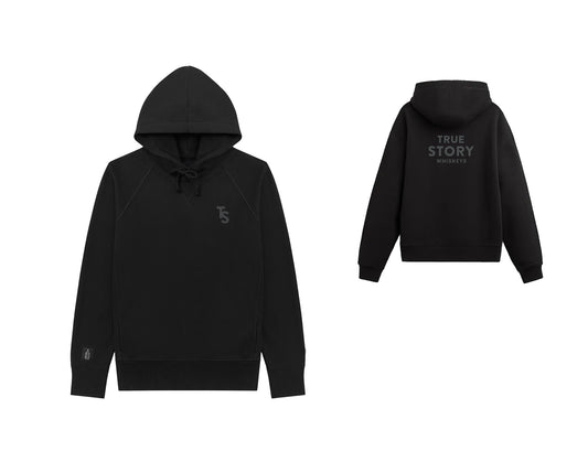 True Story Hoodie Tone on Tone Logo